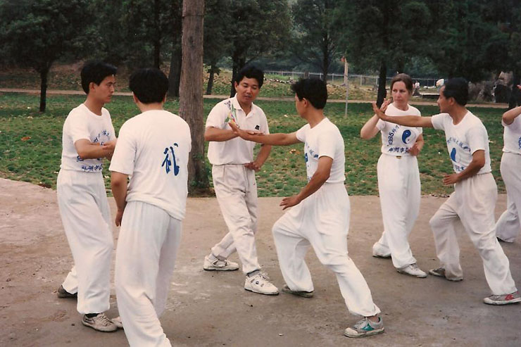 Push Hands Class, Zhengzhou 1995