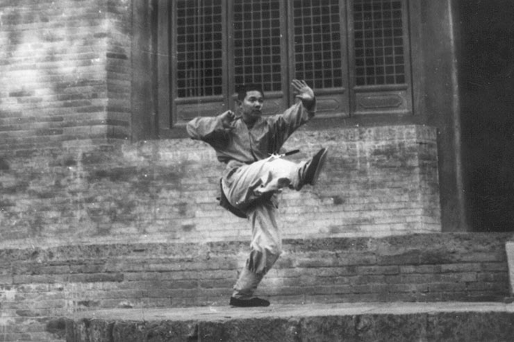 Shi Deyu at Shaolin Temple 1988