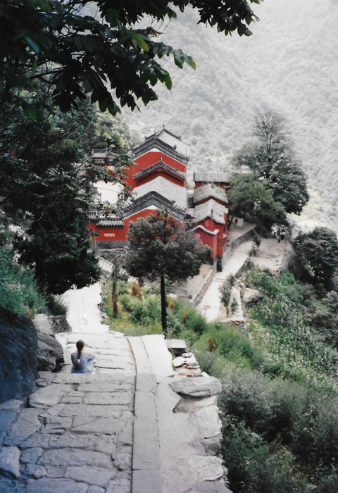 Going Down The Stairs In The Wudang Mountains 1995