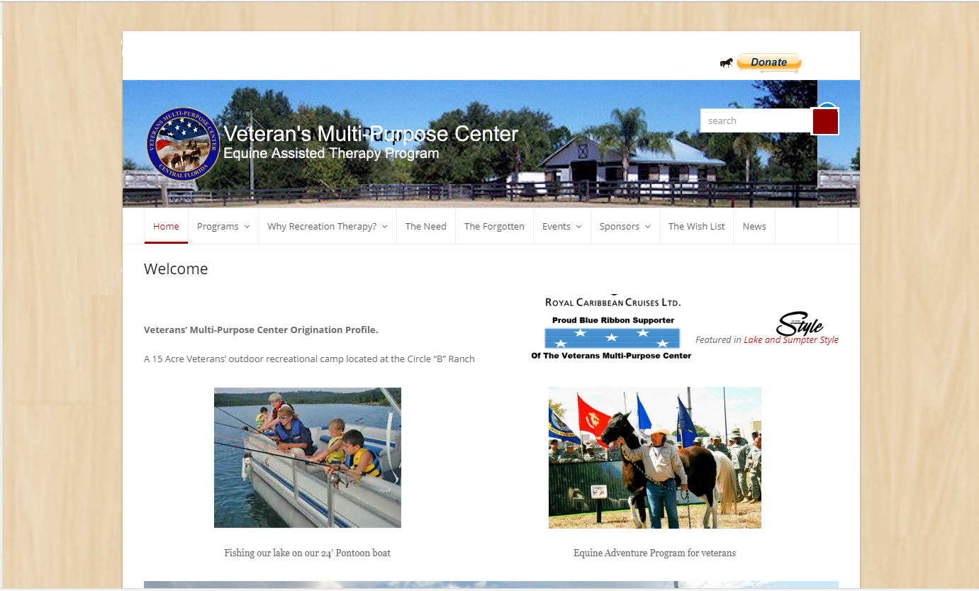 Veteran's Multipurpose Center Website