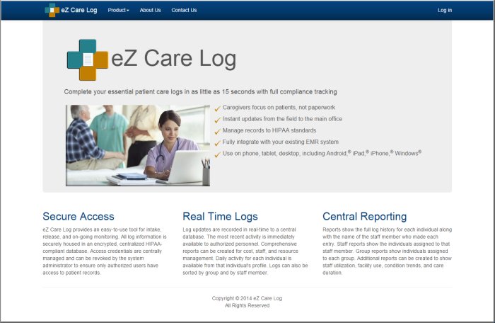 Patient Care Tracking Application